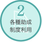 2.各種助成制度利用