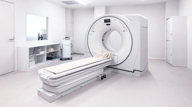 ＣＴ室にあるマルチスライスＣＴ(ＭＳＣＴ)の写真