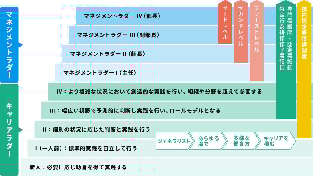 看護部キャリアラダー