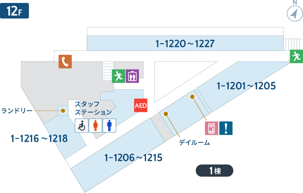 フロア図_12F
