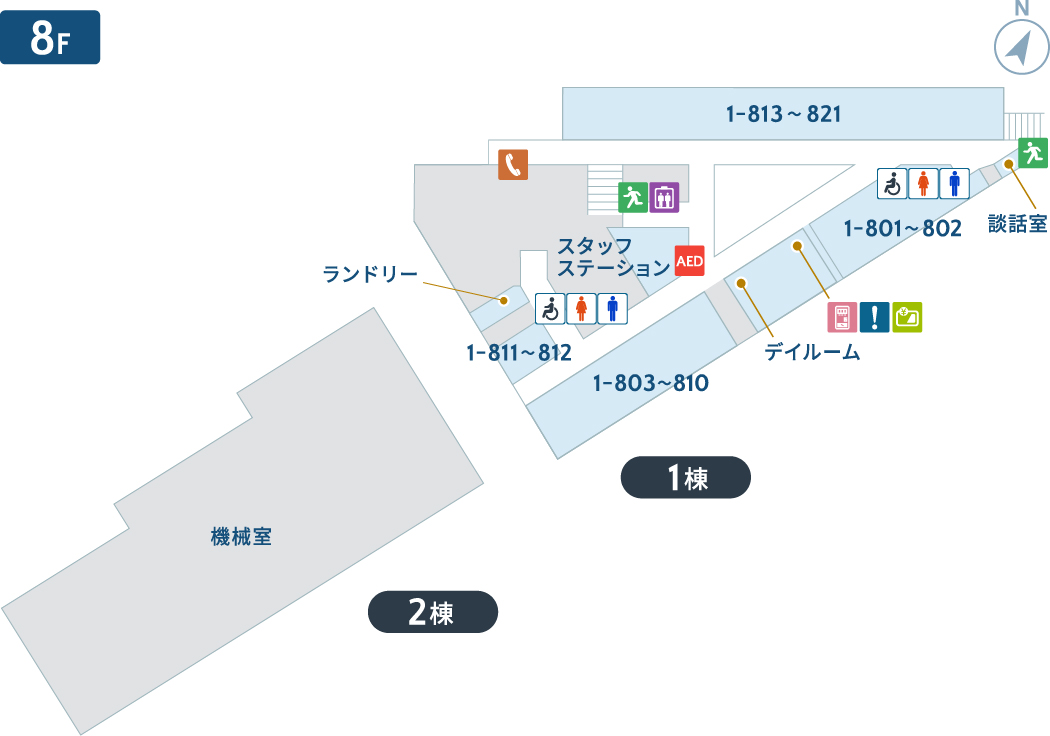 フロア図_8F