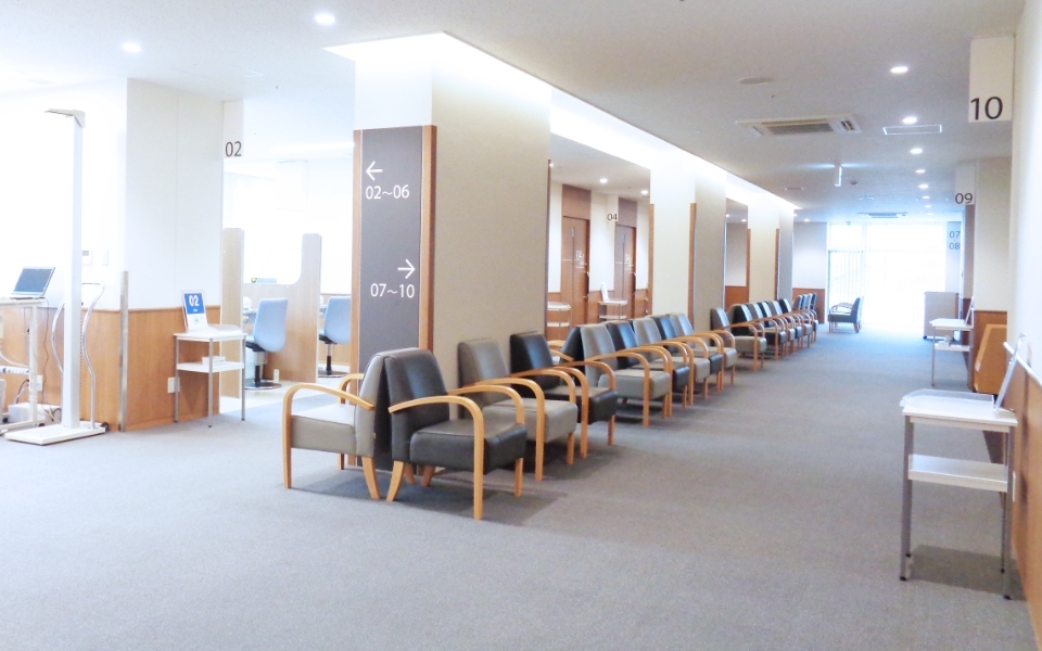 高浜豊田病院の待合室の写真